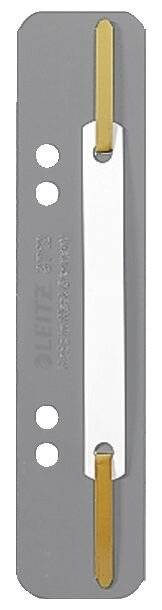 Leitz Heftstreifen kurz 37100085 35x158mm PP grau 25 St./Pack.