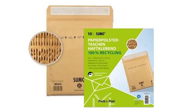 MAILmedia Papierpolster-Versandtasche SUMO, Typ K, braun (8711068)