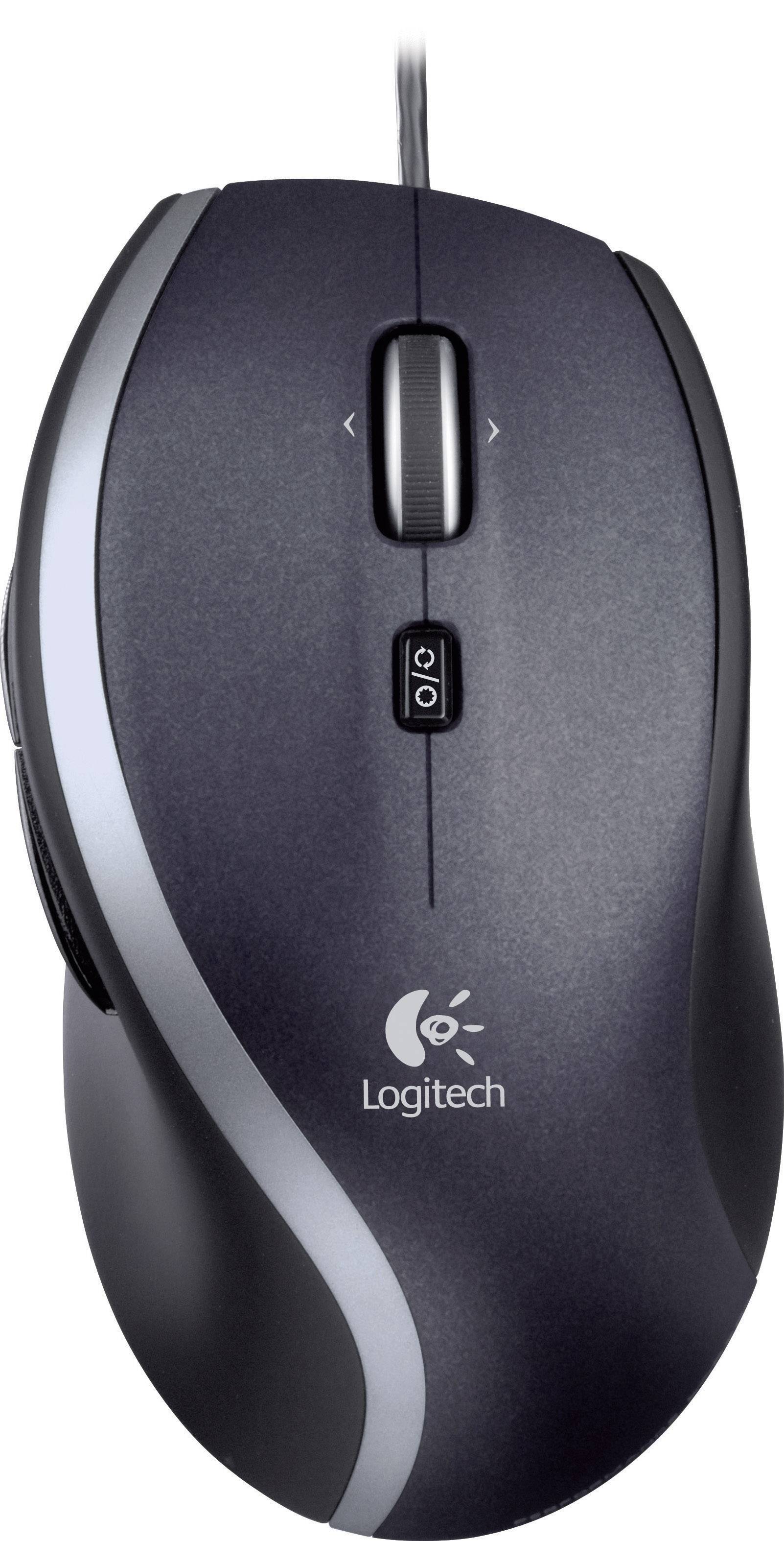 Logitech M500 Refresh Maus USB Laser Schwarz 6 Tasten 1000 dpi