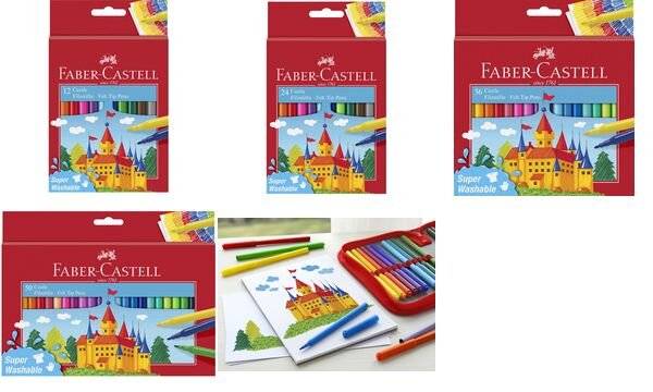 FABER-CASTELL Filzstift Castle 36er Kartonetui