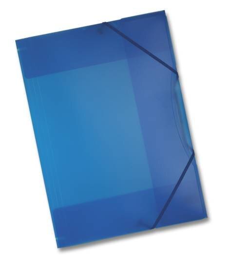 Sammelmappe A3 Blau - Kunststoff Transparent