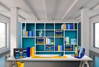 Exacompta Stehsammler BeeBlue 18283D A4+ türkis