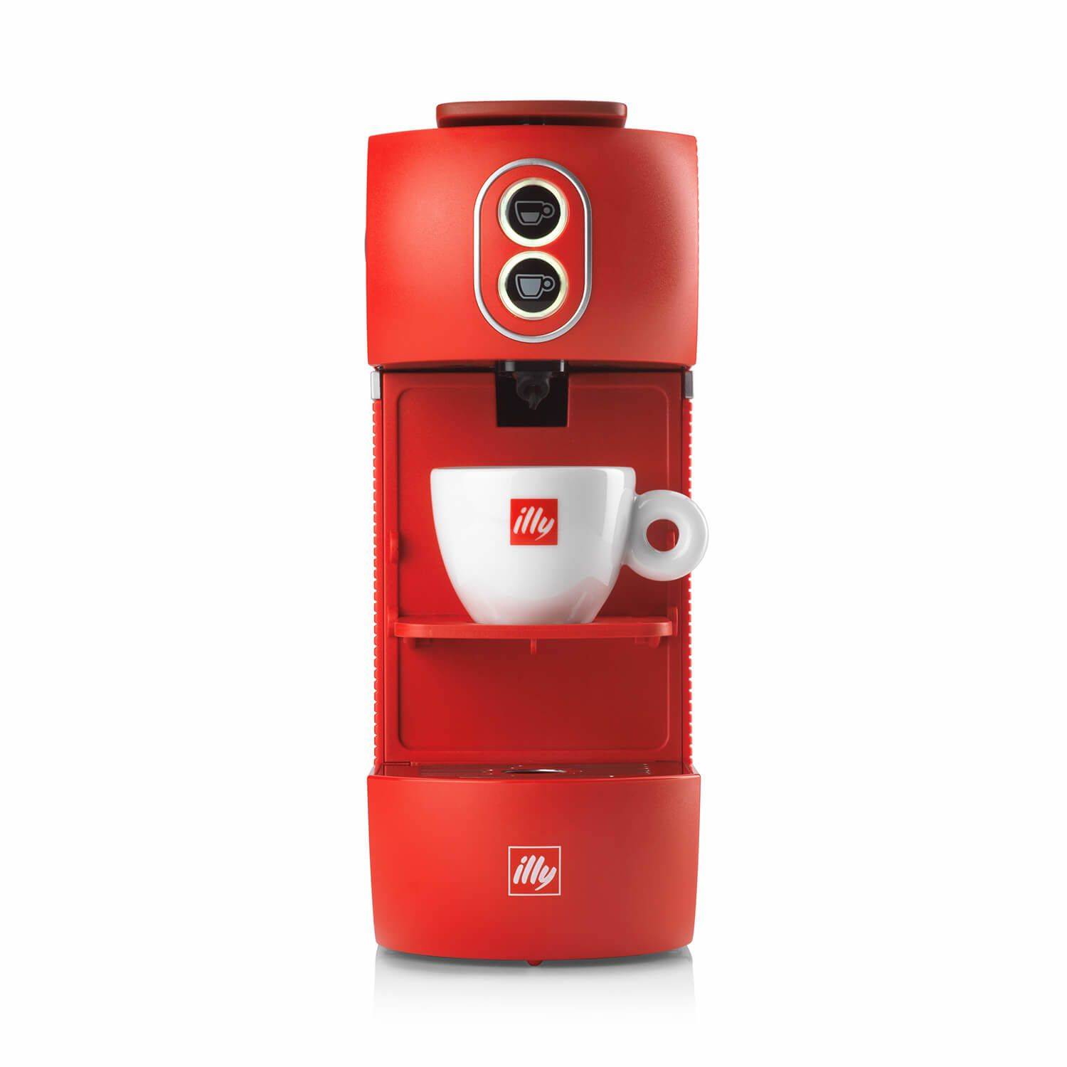 Illycafé Illy 23522, Pod-Kaffeemaschine, 1 l, Kaffeepad, 800 W, Rot