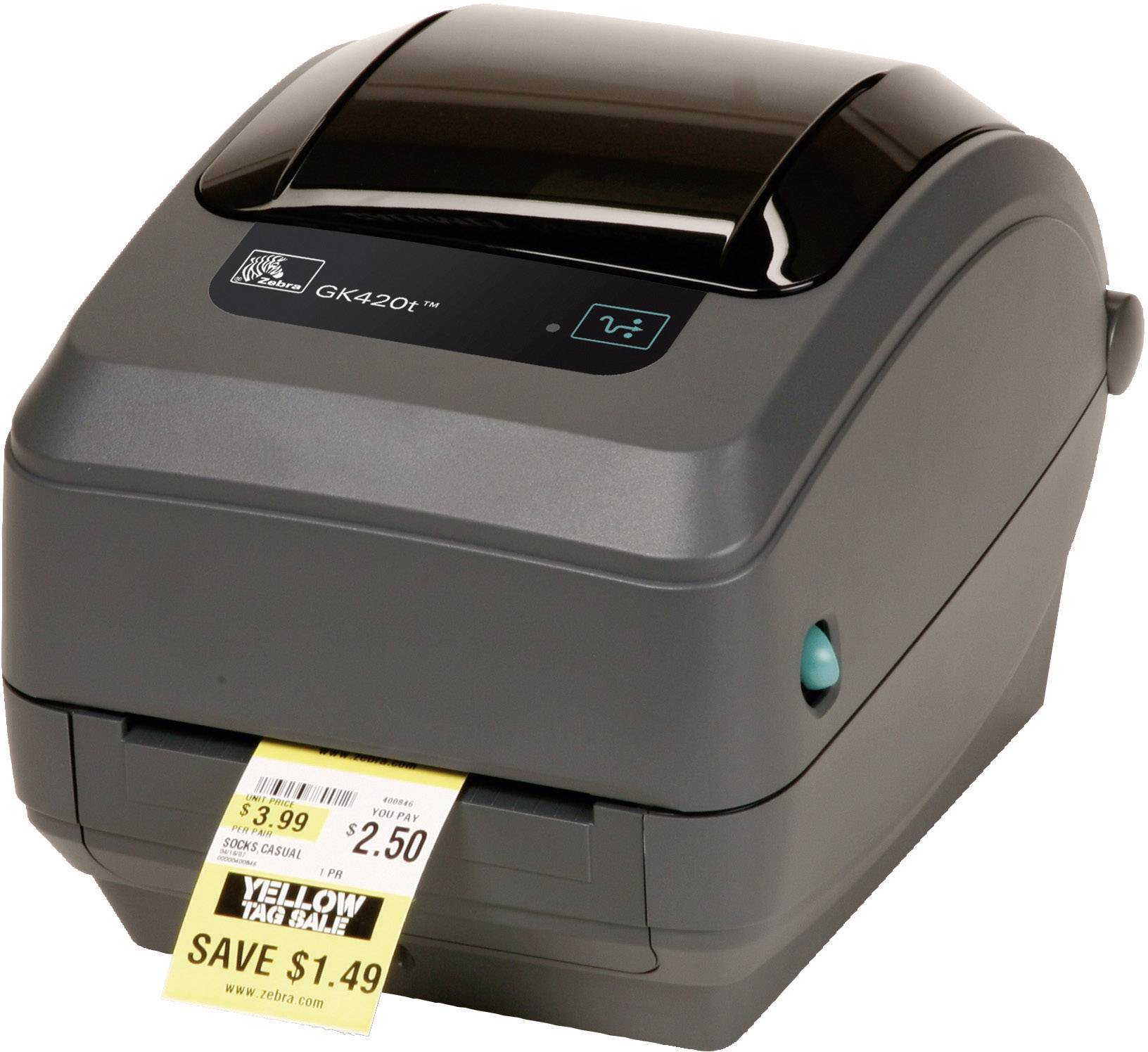 Zebra GK420t rev2 Etiketten-Drucker Thermotransfer 203 x 203 dpi Etikettenbreite (max.): 110 mm USB