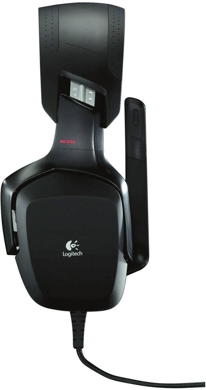 Logitech G35 Gaming Headset Gaming Over Ear Headset kabelgebunden 7.1 Surround Mikrofon-Rauschunterdrückung Lautstärkeregelung, Mikrofon-Stummscha
