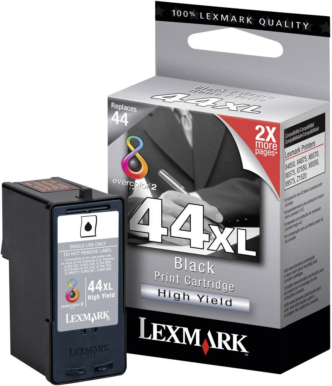 Lexmark Cartridge No. 44 - Schwarz - Original - Tintenpatrone - für Lexmark X485
