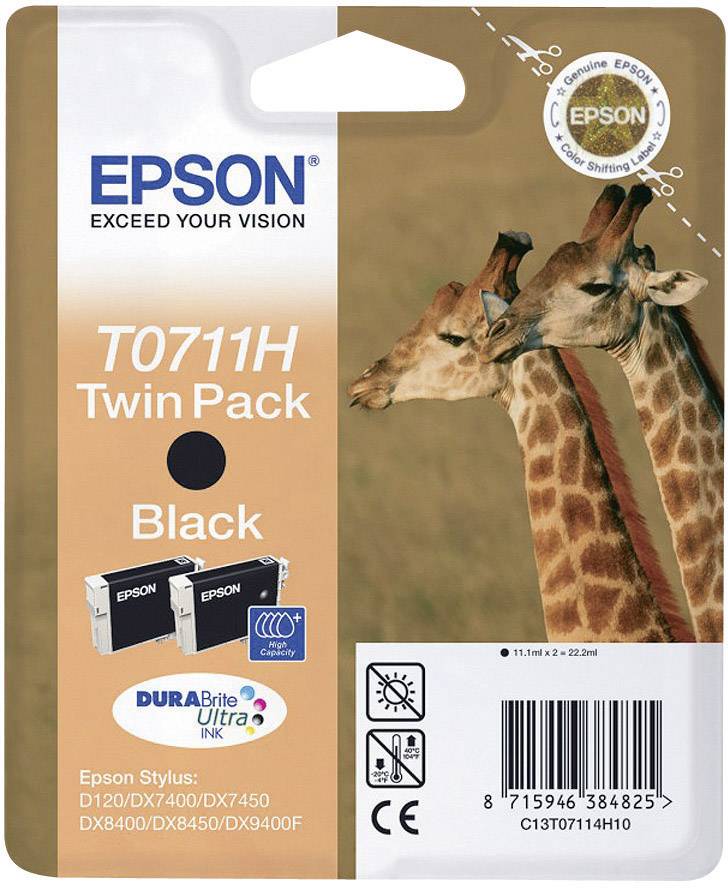 Epson T0711 Twin Pack - 2er-Pack - mit hoher Kapazität