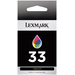 Lexmark Druckerpatrone 33 Original Cyan, Magenta, Gelb 18CX033
