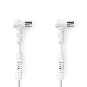 Coaxkabel | IEC (Coax) Male | IEC (Coax) Female | Vernikkeld | 120 dB | 75 Ohm |
