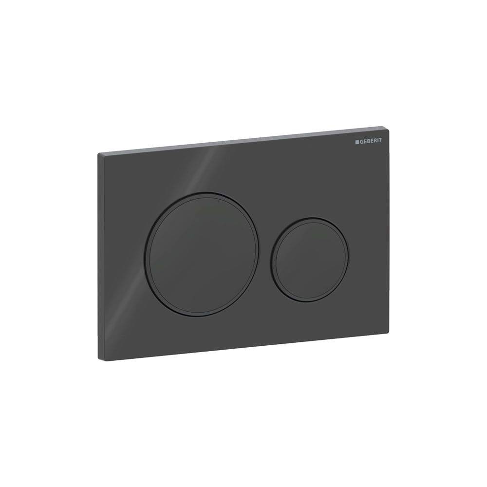 Geberit Drückerplatte Sigma20 mit 2-Mengen-Spülung, Hochglanz verchromt, Mattverchrom