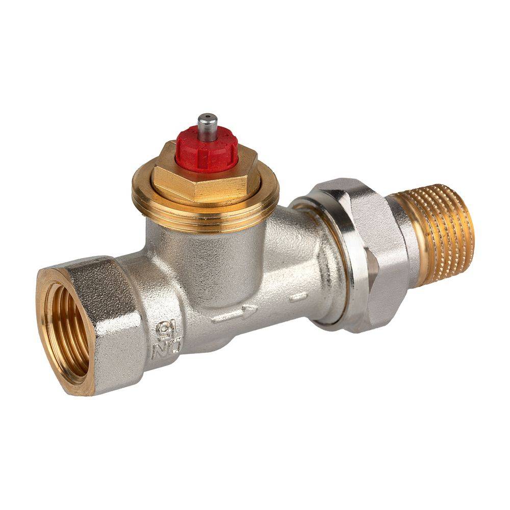 Resideo Thermostatventilkörper FX Messing vernickelt, Durchgang, 1/2"