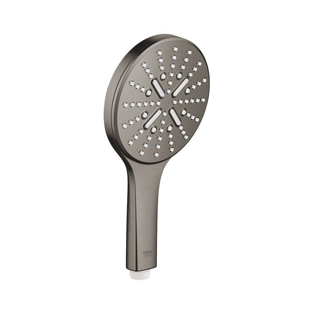 Grohe Rainshower SmartActive 130 Handbrause 9,5 l/min 3 Strahlarten hard graphite gebürstet 26574AL0