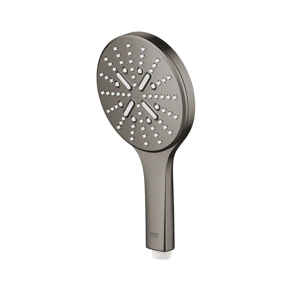 Grohe Rainshower SmartActive 130 Handbrause 9,5 l/min 3 Strahlarten hard graphite gebürstet 26574AL0