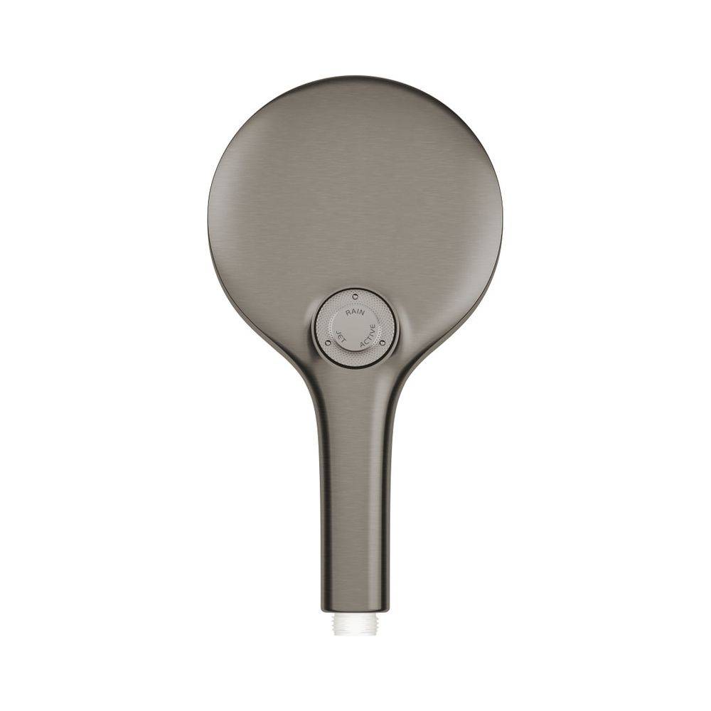 Grohe Rainshower SmartActive 130 Handbrause 9,5 l/min 3 Strahlarten hard graphite gebürstet 26574AL0