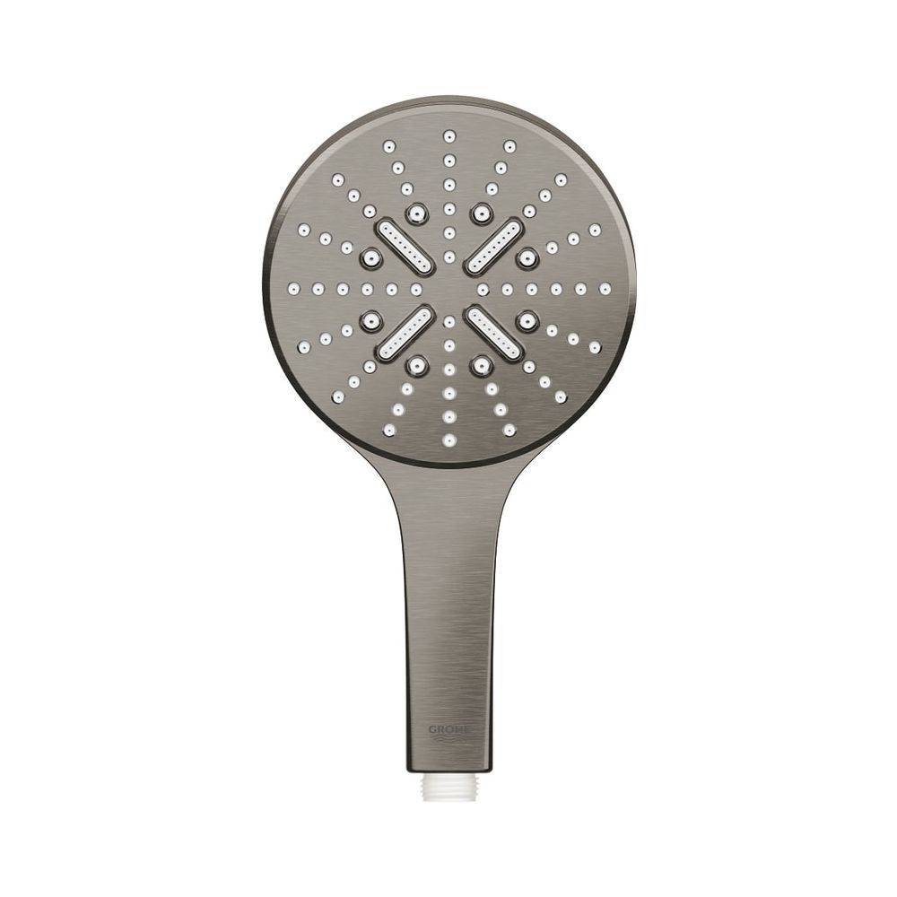 Grohe Rainshower SmartActive 130 Handbrause 9,5 l/min 3 Strahlarten hard graphite gebürstet 26574AL0