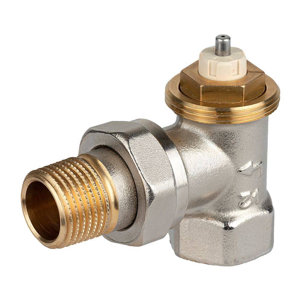 Resideo Thermostatventilkörper SX Messing vernickelt, Eck, 3/8"