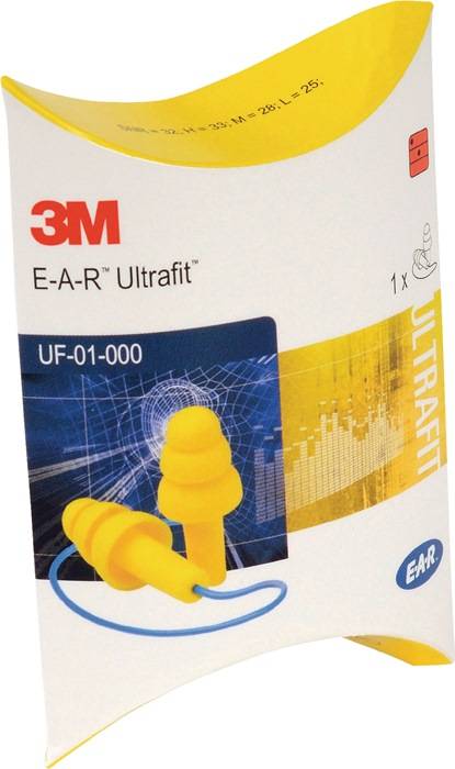 Gehörschutzstöpsel Ultra Fit m.Band(Box a 50 Paar) - Artikel: 4046719348008