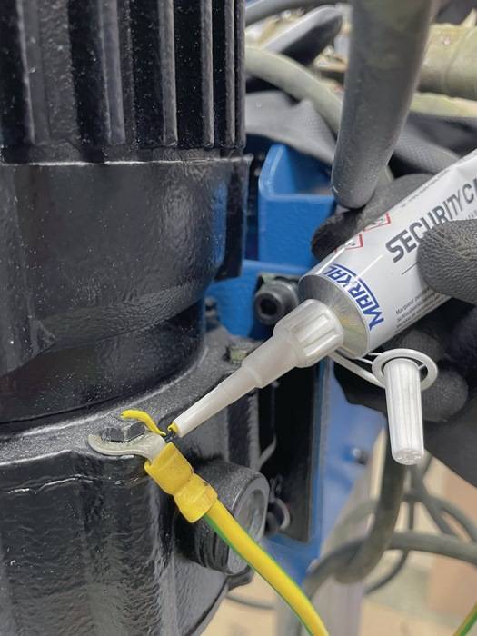 Schraubensicherungslack SECURITY CHECK blau Tube 50ml MARKAL