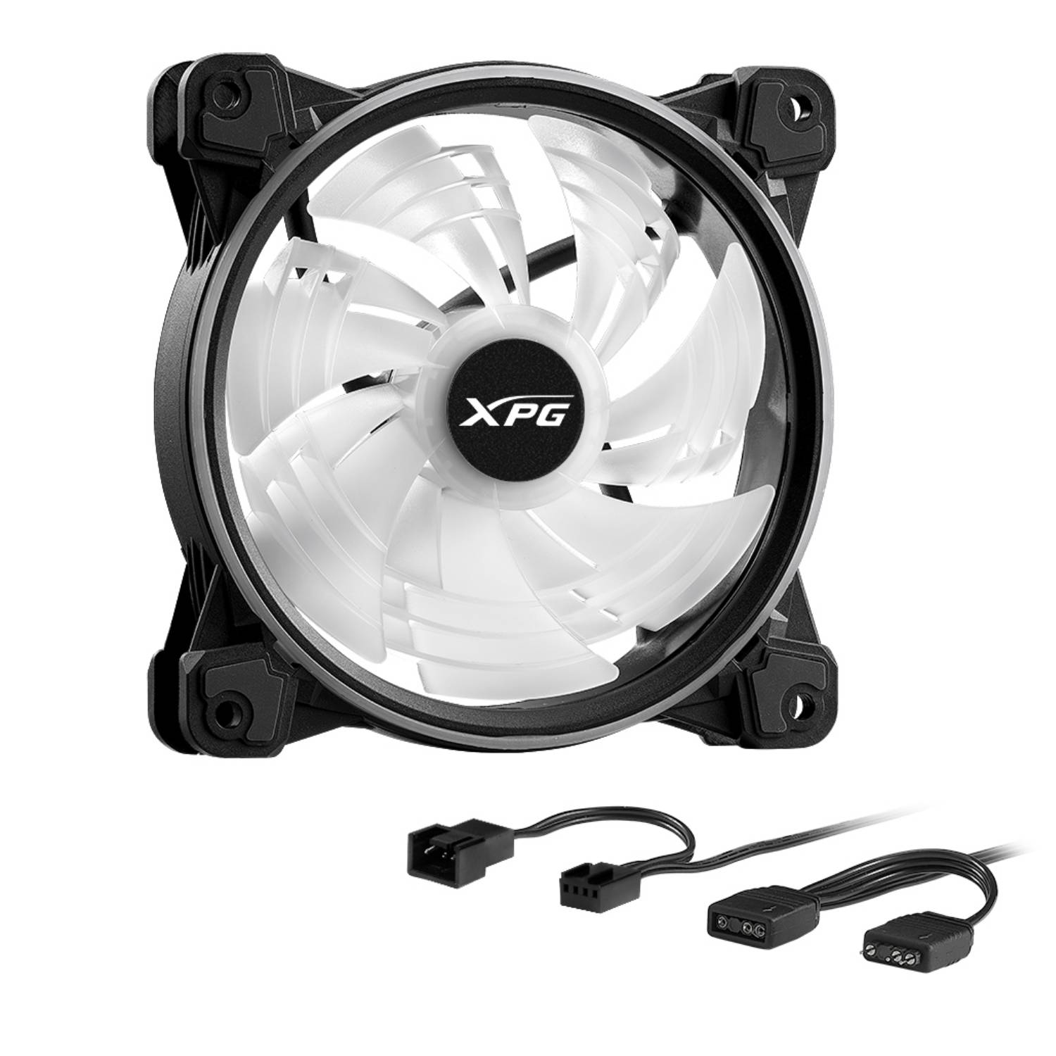 XPG Lüfter Hurricane 120 120mm ARGB PWM Fan schwarz retail - 600 rpm - 12 V61,5