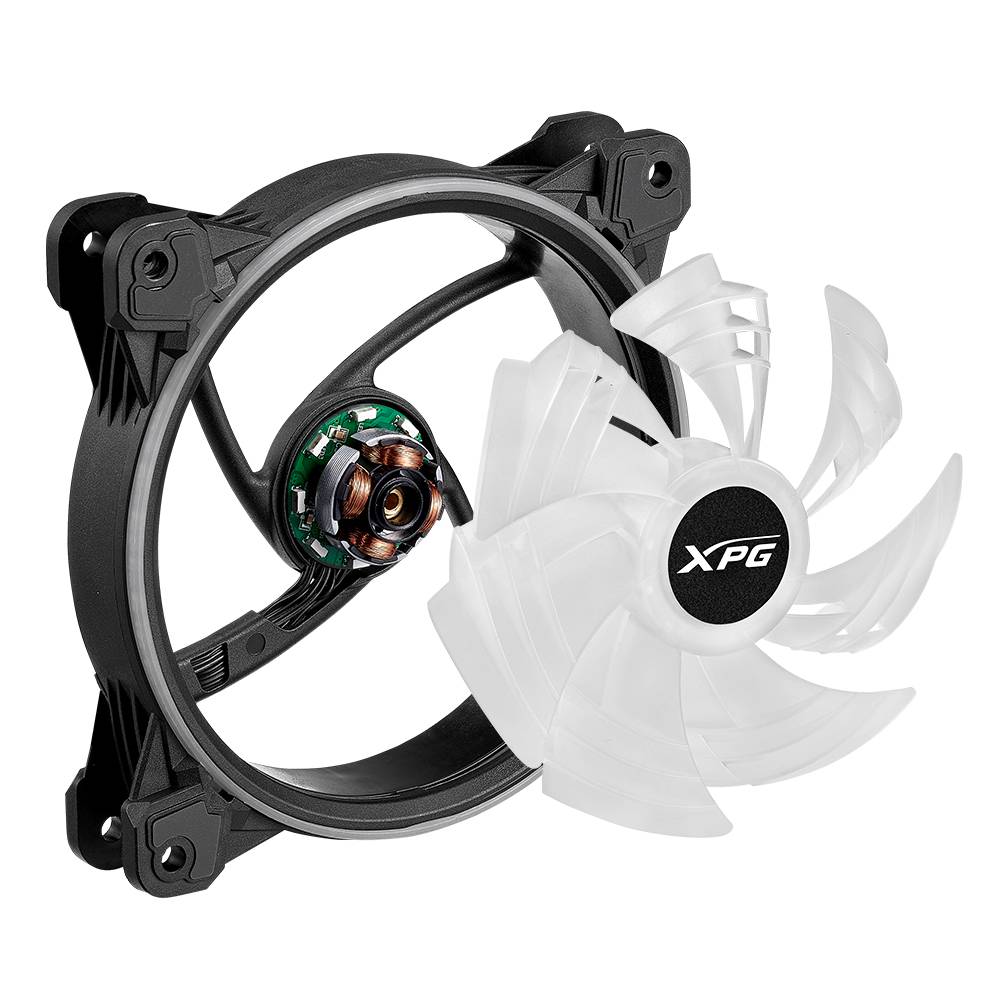 XPG Lüfter Hurricane 120 120mm ARGB PWM Fan schwarz retail - 600 rpm - 12 V61,5