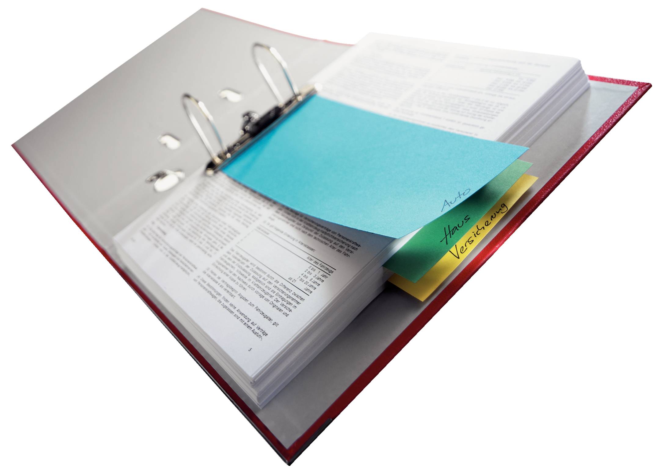 ESSELTE LEITZ - Leitz - Trennelement - für A4 (210 x 297 mm) - weiß, Blau, Gelb, Rot, grün (Packung mit 25)
