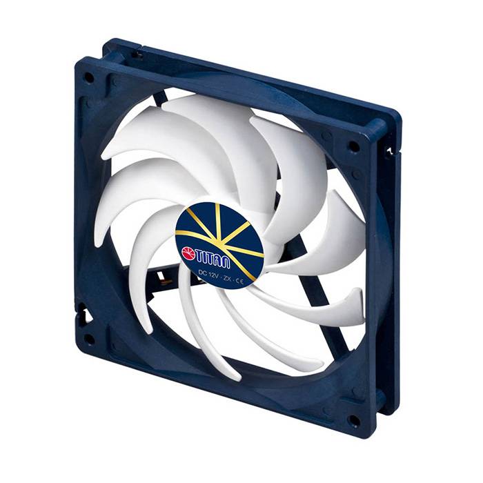 TFD-14025H12ZP/KE(RB) - Ventilator - 14 cm - 180 RPM - 1800 RPM - Blau - Weiß