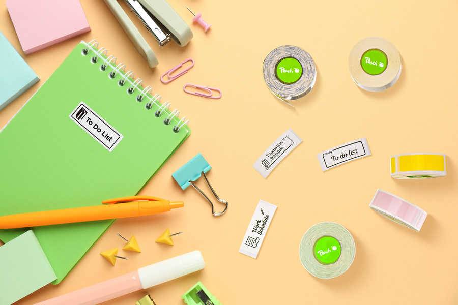 Peach Ersatzrollen für Label Printer PE-110 weiß