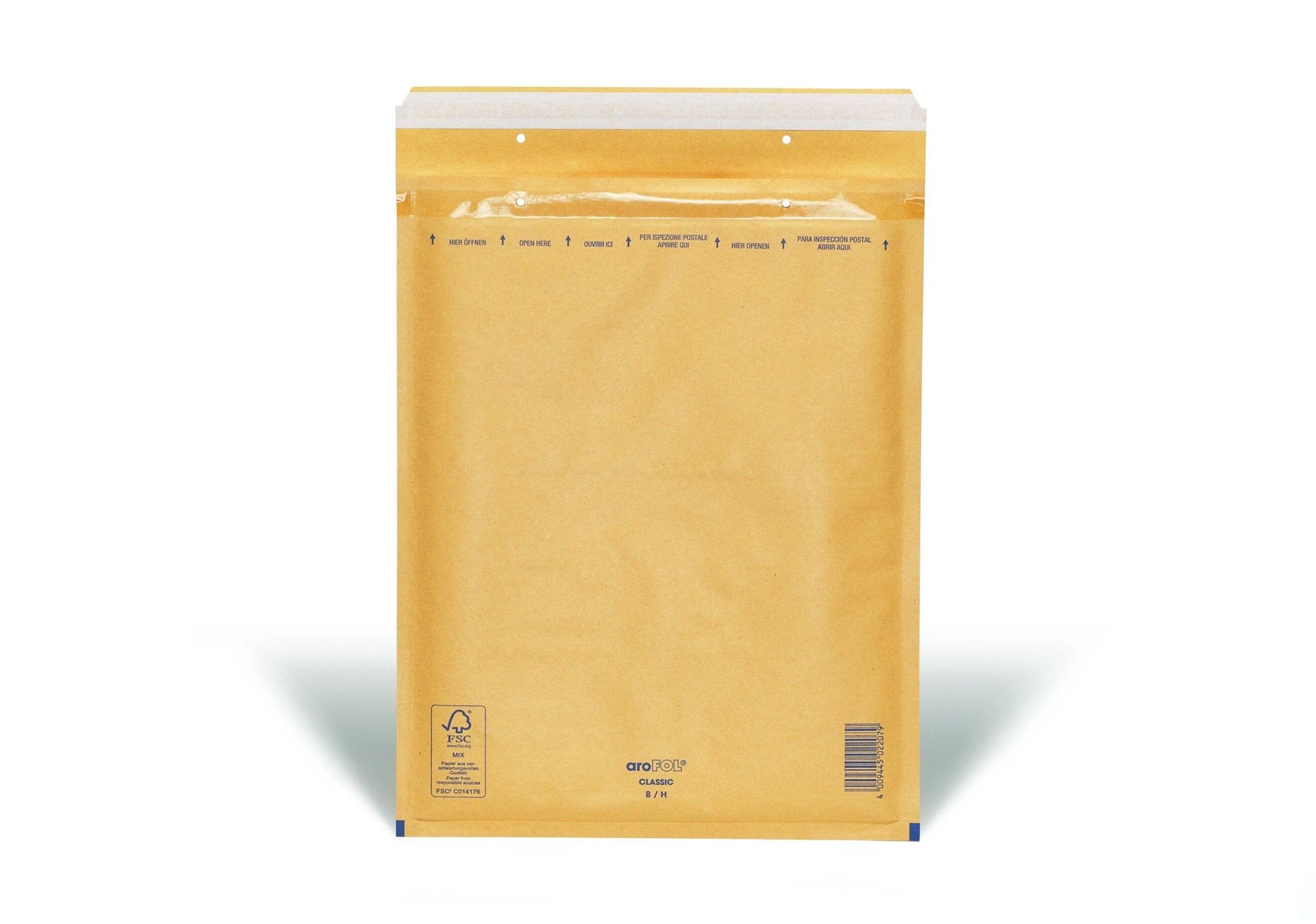 Vereinigte Papierwarenfabriken 8/H Luftpolstertaschen für DIN C4 braun