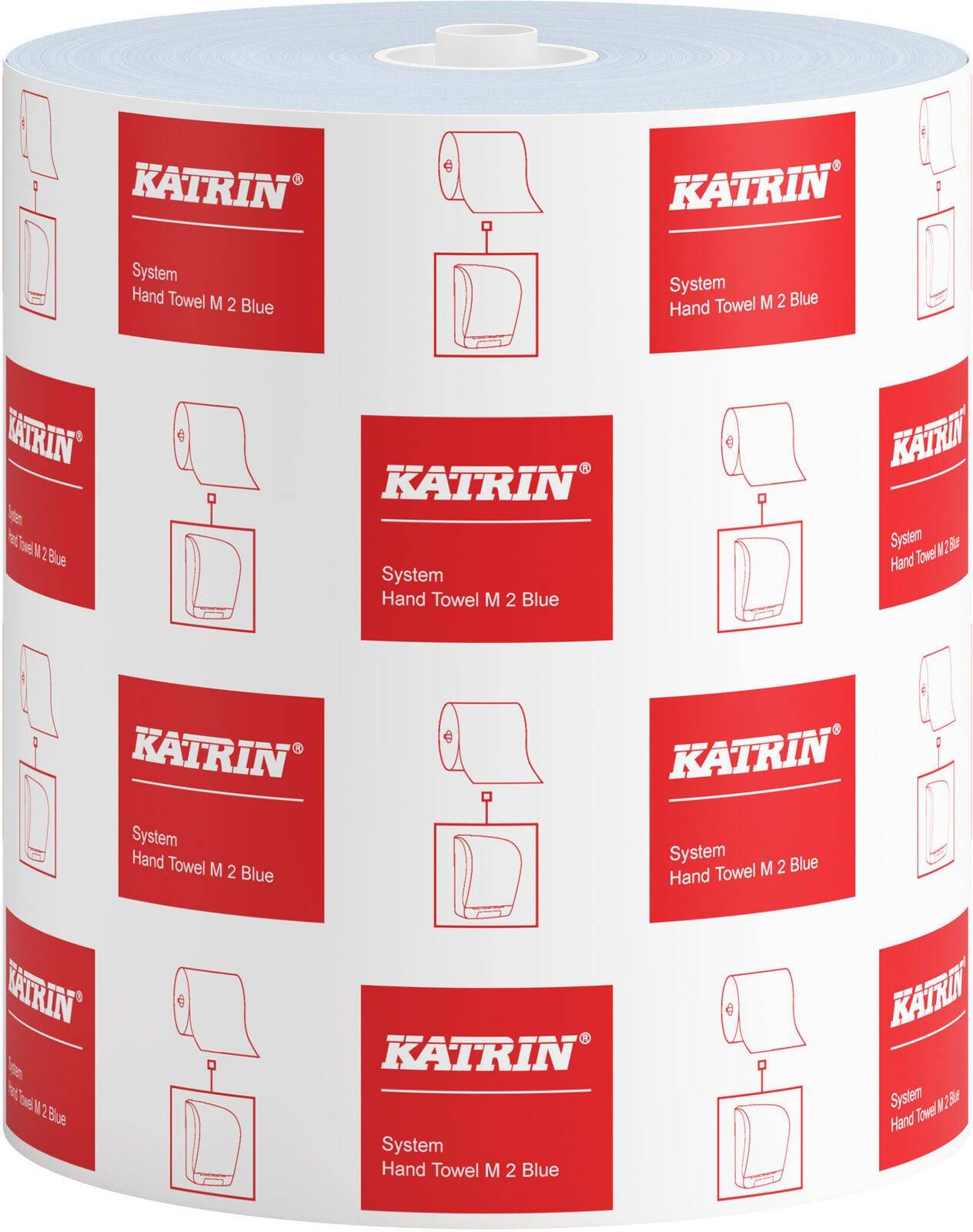 Katrin Handtuchrollen 2-lagig blau