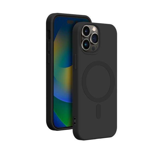 Bigben Interactive Handy-Cover MagSafe Soft Case für iPhone 15 Pro schwarz