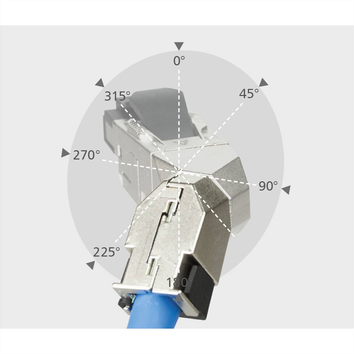 Metz Connect 25G RJ45 field plug pro 360