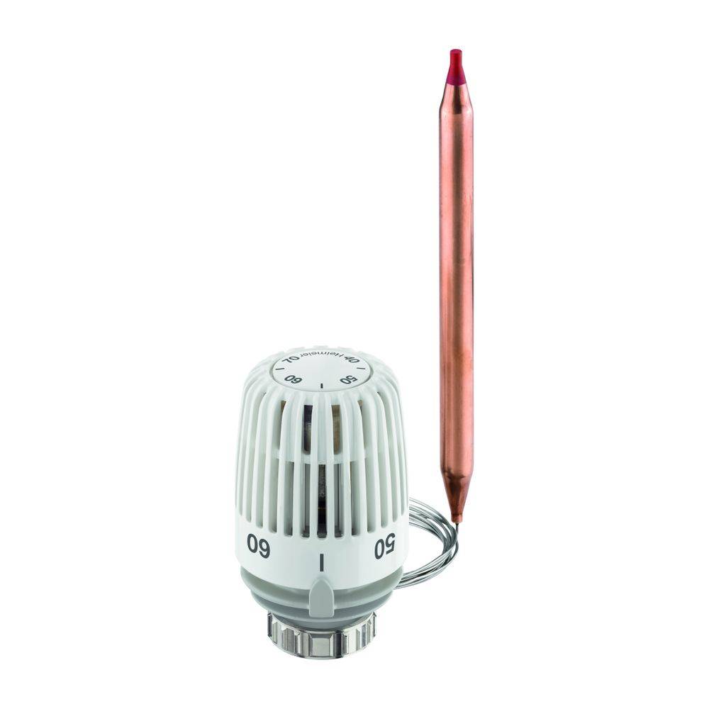 Heimeier Thermostat-Kopf K 40-70 GradC, Kapillarrohrlänge 2 m, weiß