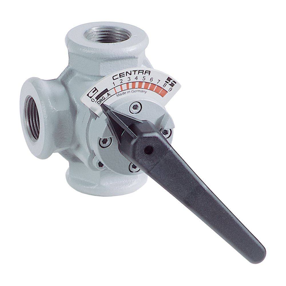 Resideo 3-Wege-Muffenmischer DR GG 20, PN 6, gerade DN 32, Grau