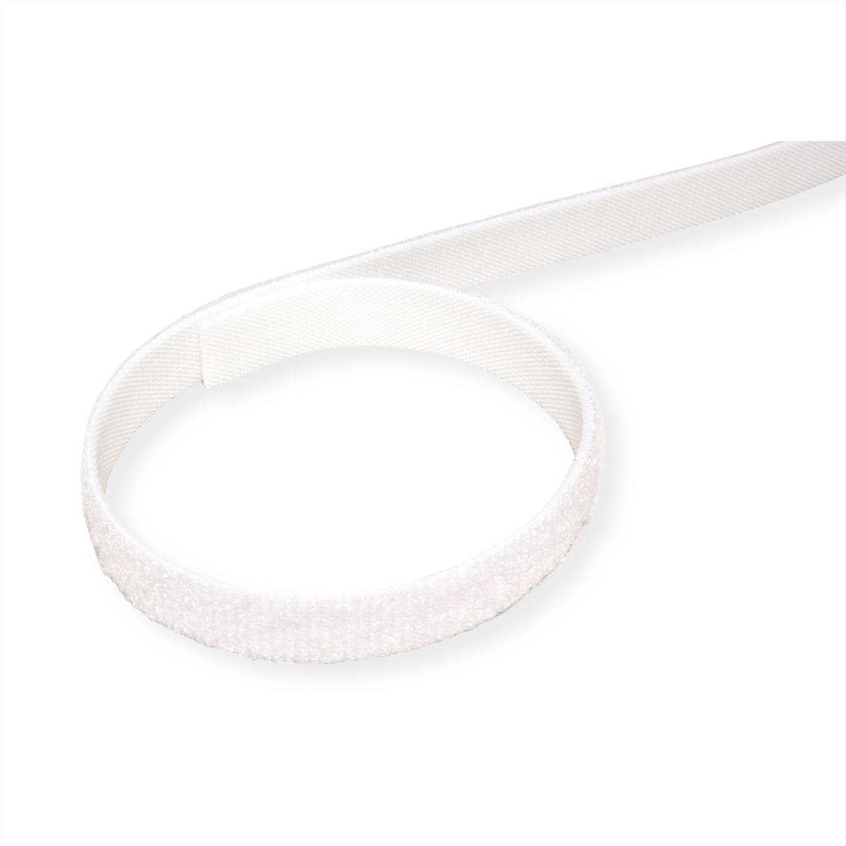 VELCRO® One Wrap® Band 10mm breit, weiß, 25m