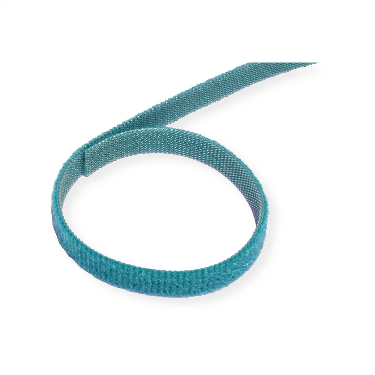 VELCRO® One Wrap® Band 10mm breit, türkis, 25m