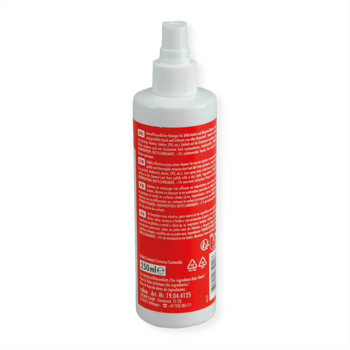 Roline Bildschirm- und Kunststoffreiniger, 250ml