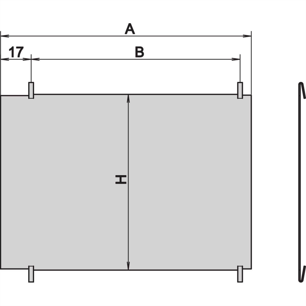 SCHROFF Zwischenwand - ZWISCHENWAND 6HE 160T 19 Schränke &amp, Europac
