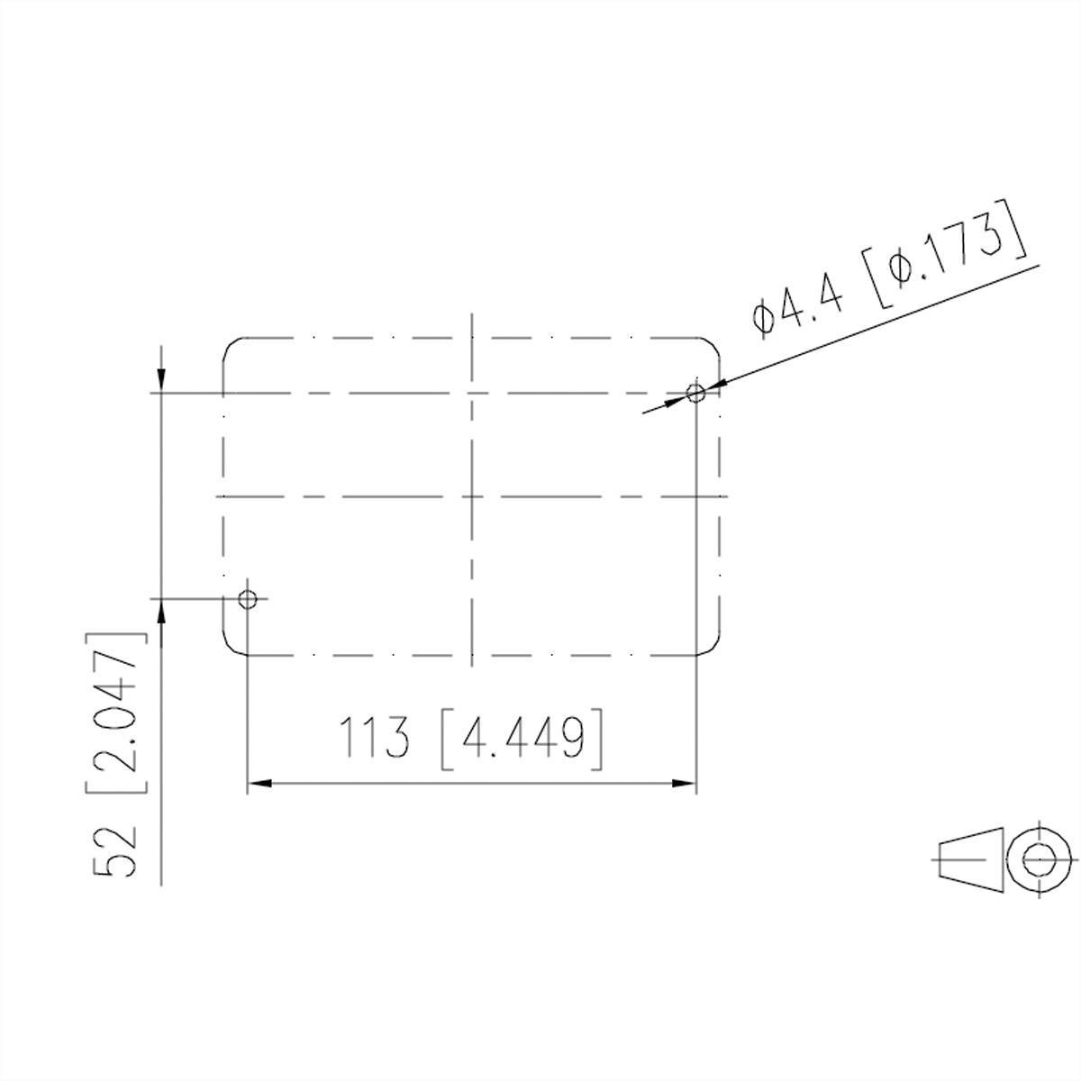 Metz Connect E-DAT Industry IP67 V5 2 Port metal outlet