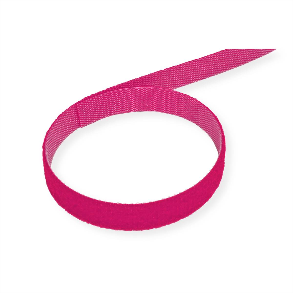 VELCRO® One Wrap® Band 10mm breit, rosa, 25m