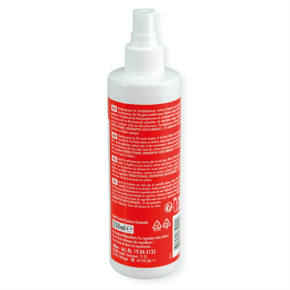 Roline Bildschirmreiniger TFT, 250ml