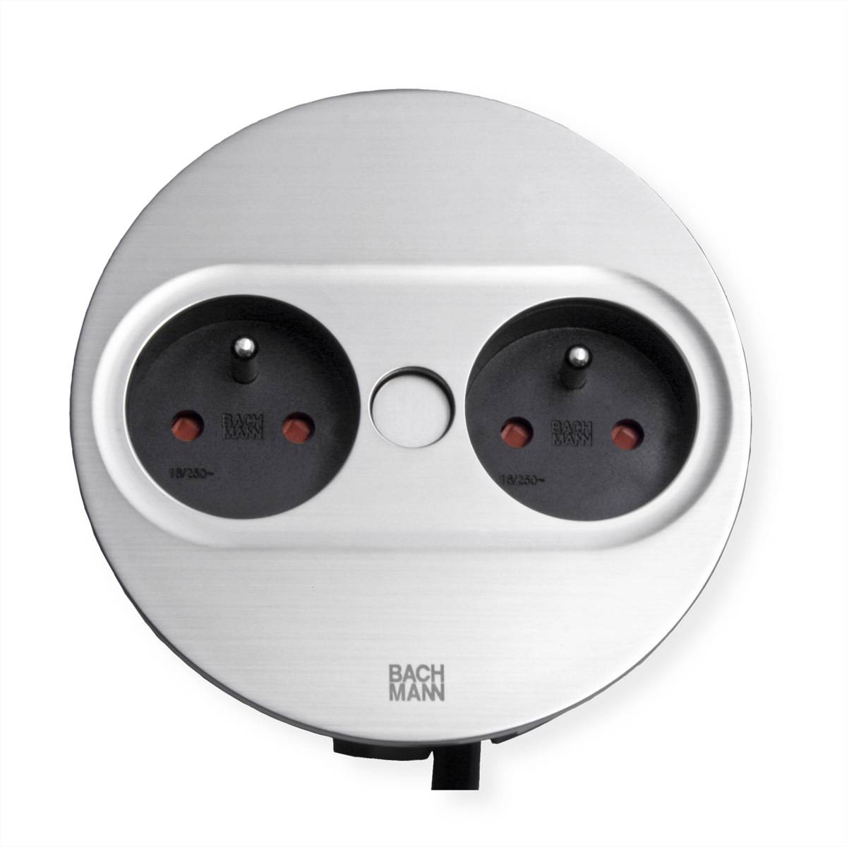 BACHMANN TWIST 2 2xUTE 2,0m AEH Edelstahl-Optik rund