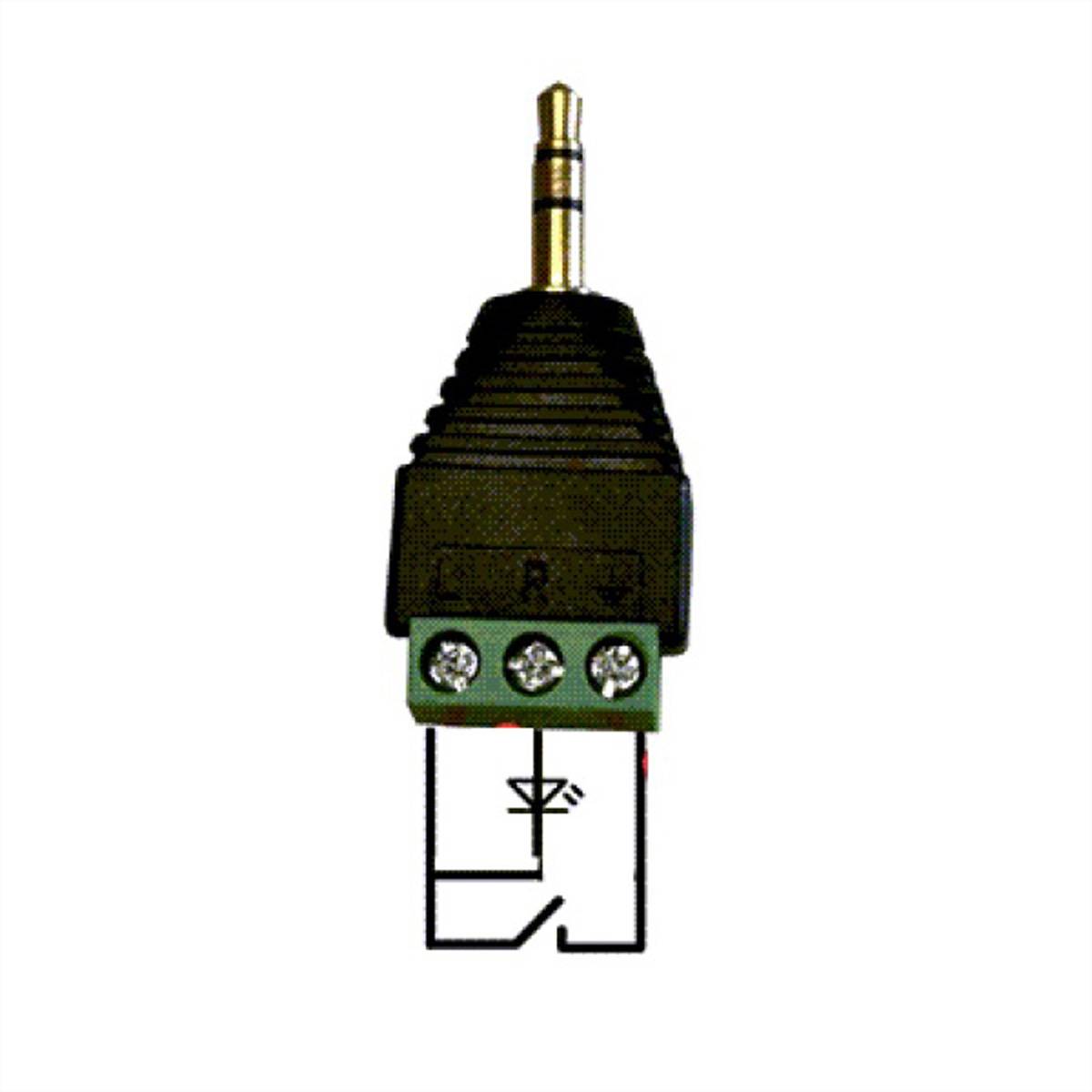 GUDE 7960 Klinkensteckeradapter 3 polig, 3,5mm
