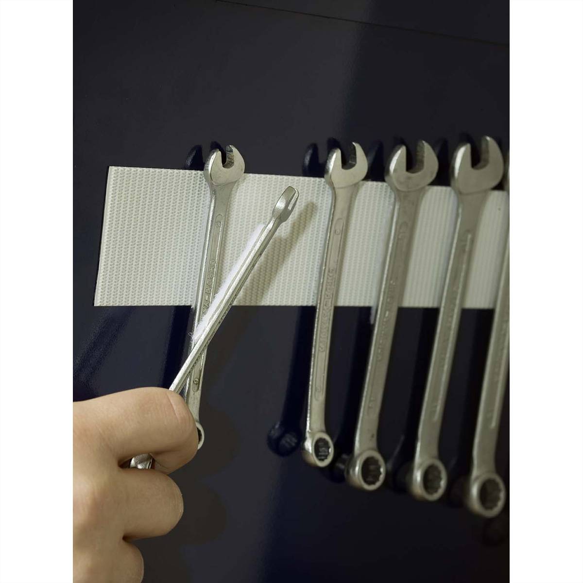 VELCRO® Klettband Extra Stark Selbstklebend, Haken & Flausch 50mm x 2.5m Weiß