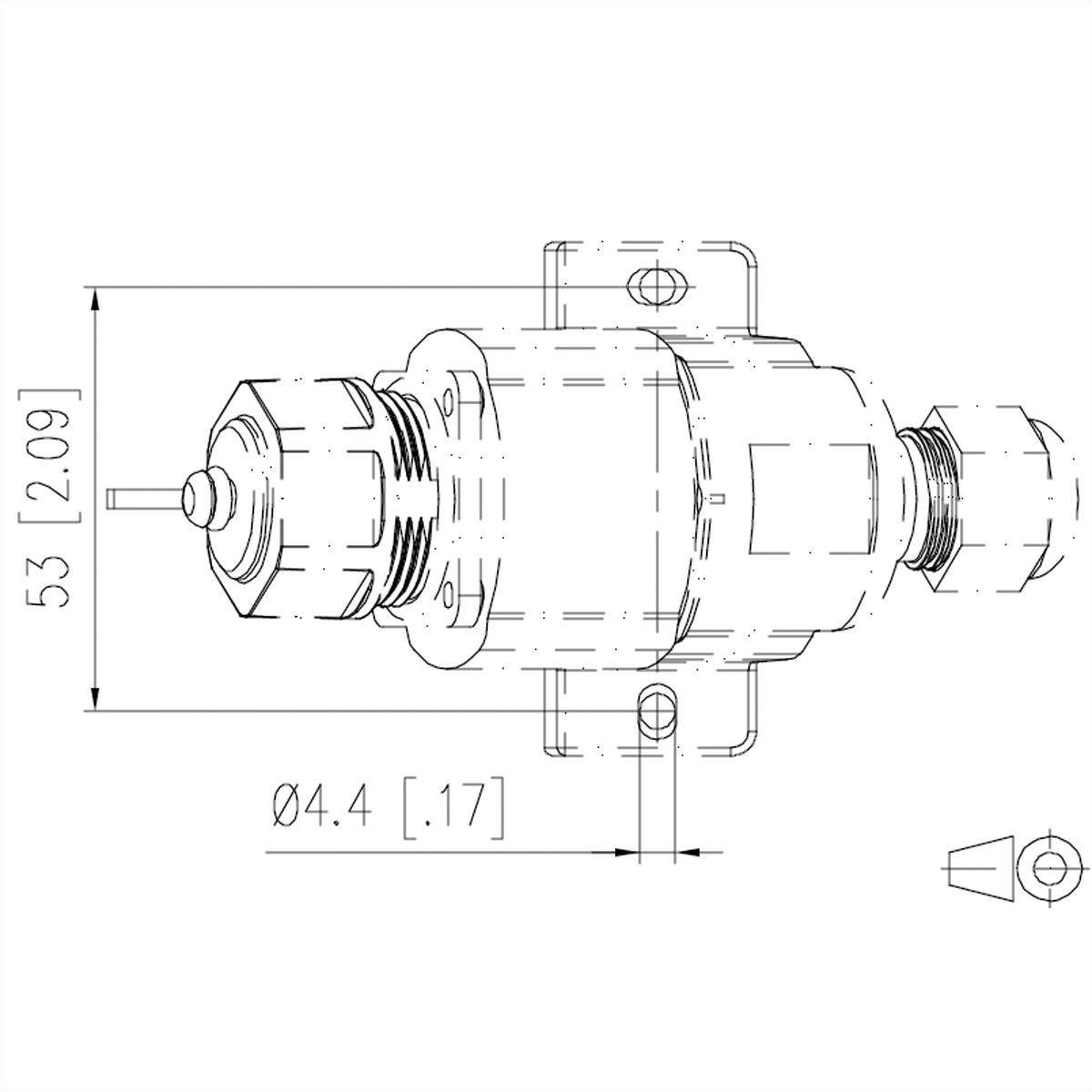 Metz Connect E-DAT Industry IP67 V1 AP + RJ45 field jack insert Cat.6 Class EA, T568B