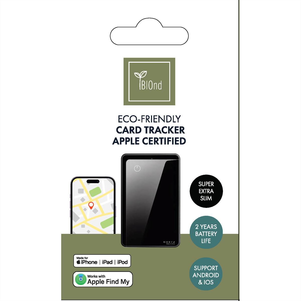 BIOnd BIO-12-SMC AirCard Tracker for Iphone Mobiles Zubehör für iPhone