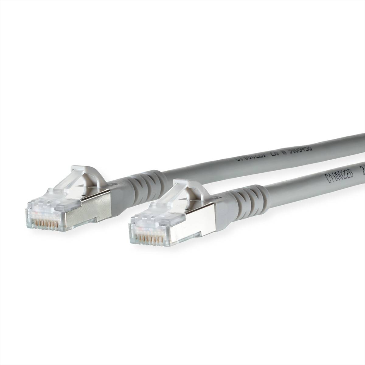 Metz Connect Patchkabel Cat.6A AWG 26, LSOH, grau, 6m
