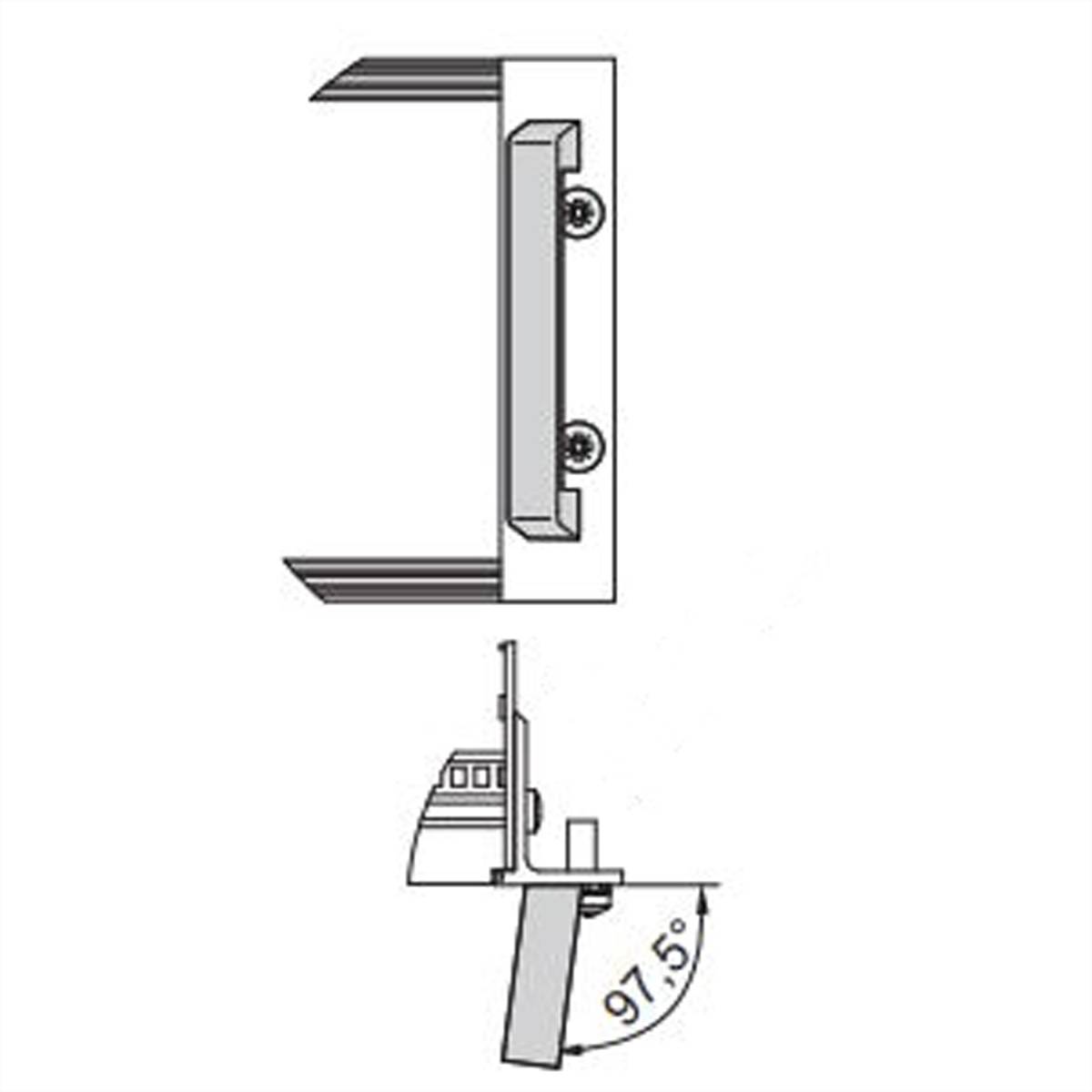 SCHROFF BGTR H M.GR.6HE 84TE 355T KD, Baugruppenträger mit Seitenwand Typ H