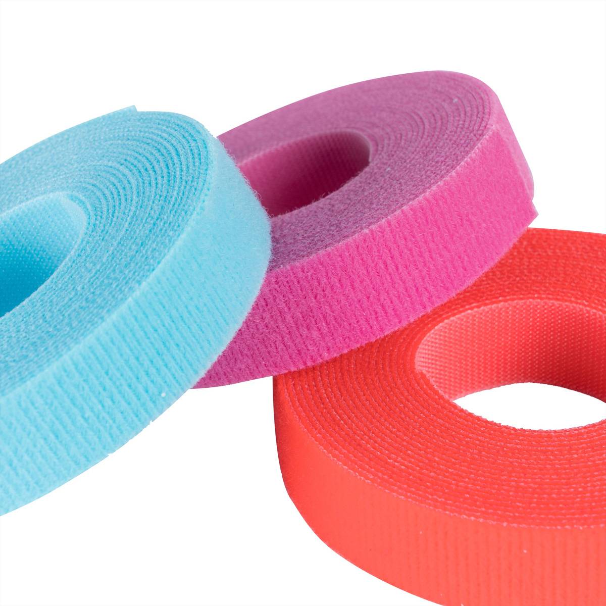 VELCRO® One Wrap® Band 10mm breit, violett, 25m