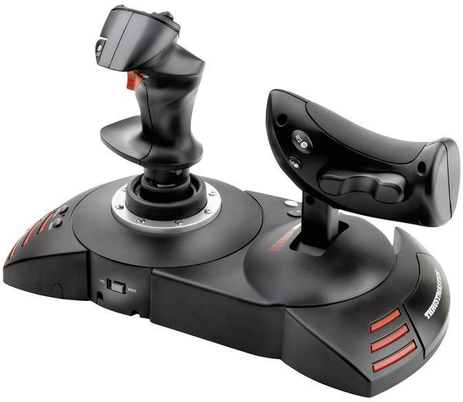 Thrustmaster T-Flight Hotas X Flugsimulator-Joystick USB PC, PlayStation 3 Schwarz