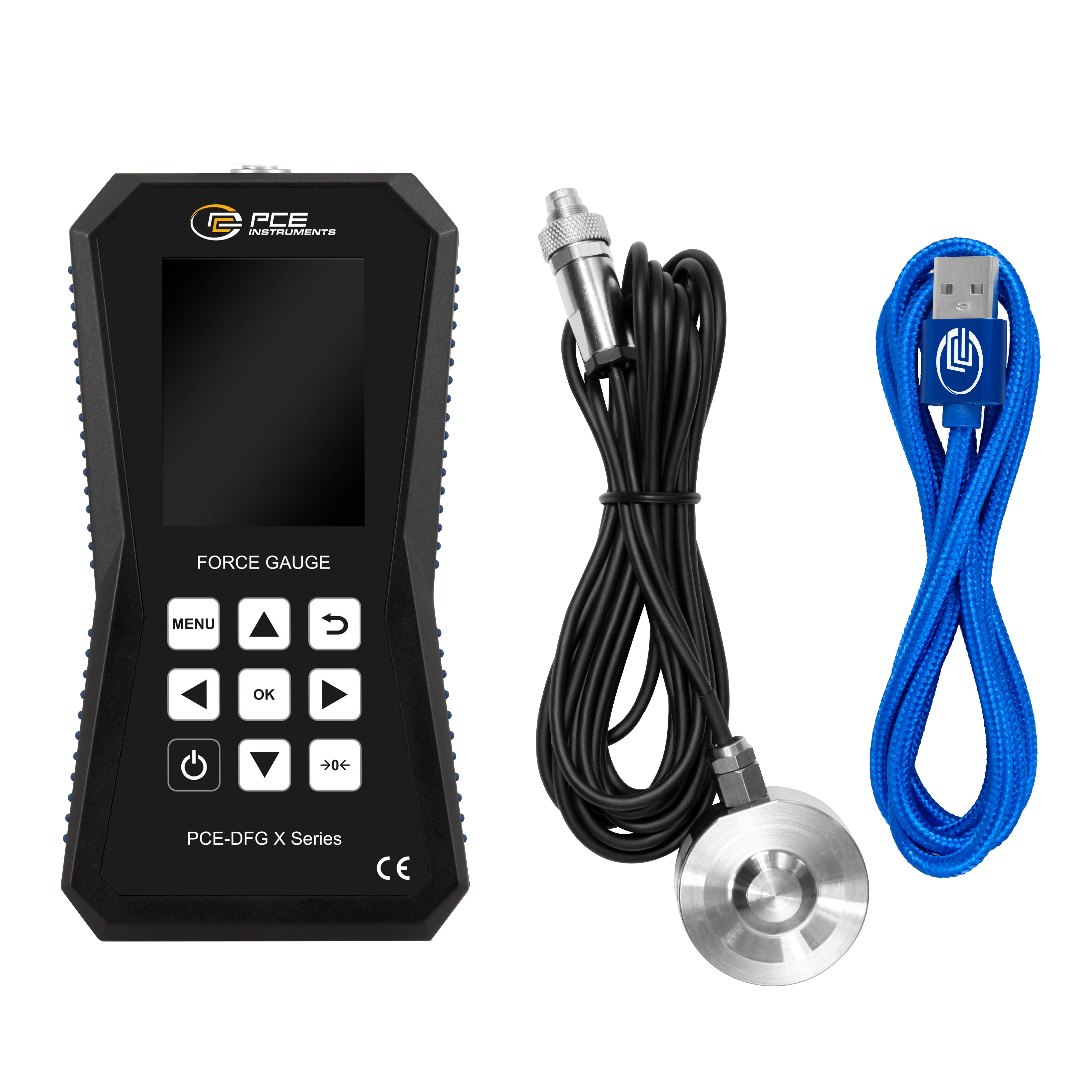 PCE Instruments Kraftmesser PCE-DFG 20K XF |20kN |Genauigkeit ±0,05% FS |32GB Speicher für 30 Mio. Messpunkte |USB-C